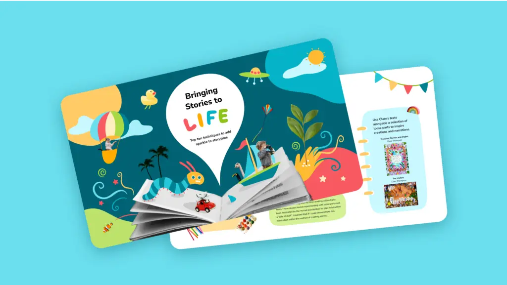 Top ten techniques for storytelling with children cover