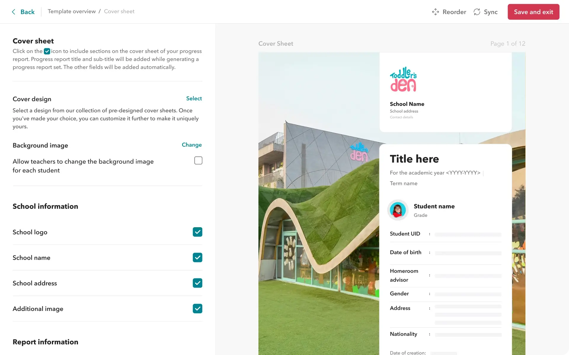 Progress Reports & Transcripts