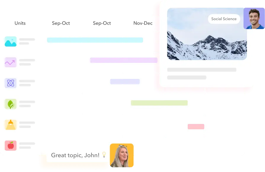 Powerful curriculum planning solution for schools